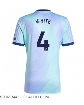Arsenal Ben White #4 Maglia Gara Terza Repliche 2024-25